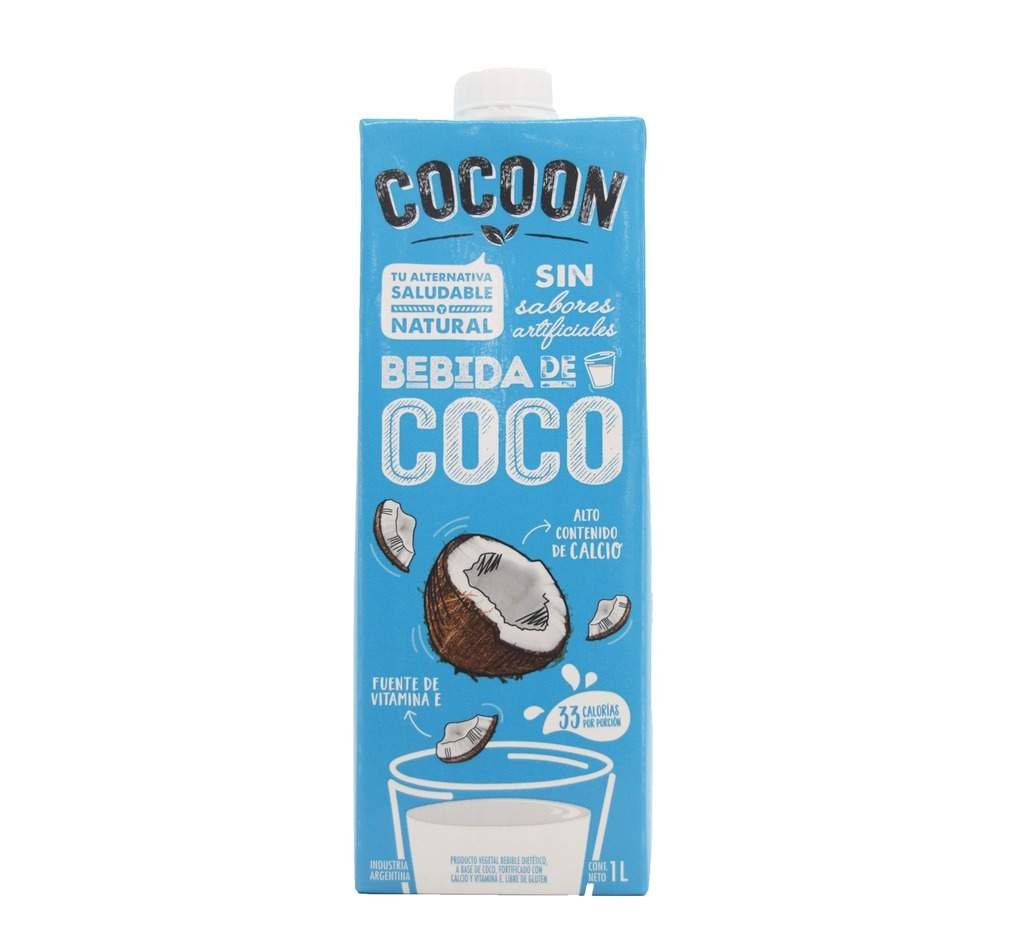 Leche De Coco Sin Sabores Artificiales "cocoon" 1 L