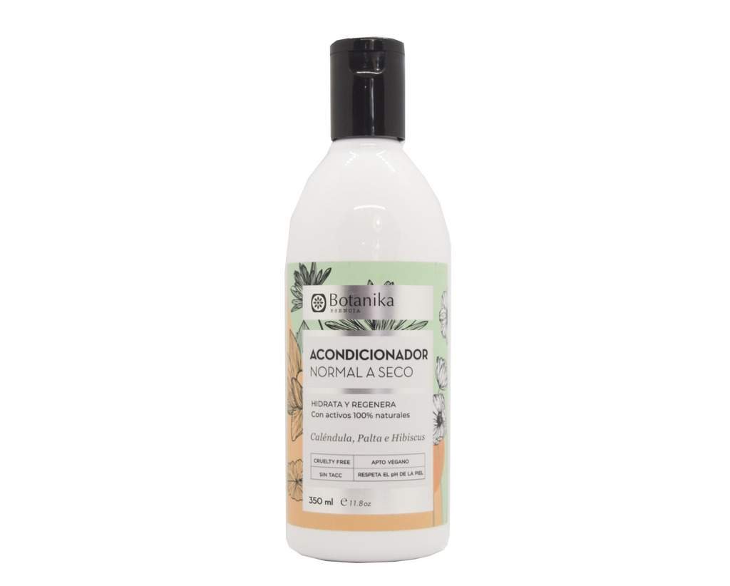 Acondicionador Normal A Seco Con Calendula Palta E Hibiscus "botanika"  Cruelty Free 350ml
