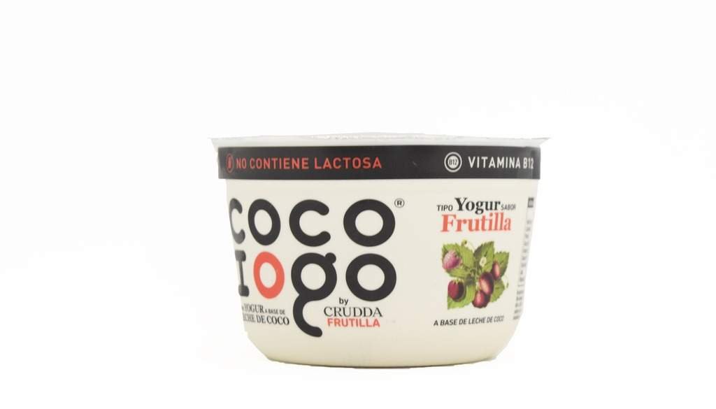 Yogur Sabor A Frutilla A Base De Leche De Coco "coco  Iogo" Vegano 160 Gr