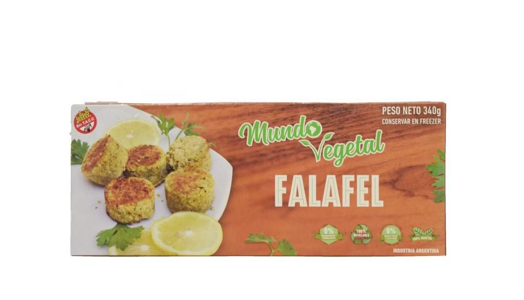 Falafel Garbanzos Cebolla Harina De Arroz Chia "mundo Vegetal" Vegano 340 Gr