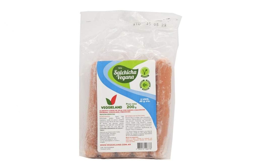 Salchicha Vegana "veggieland" X5