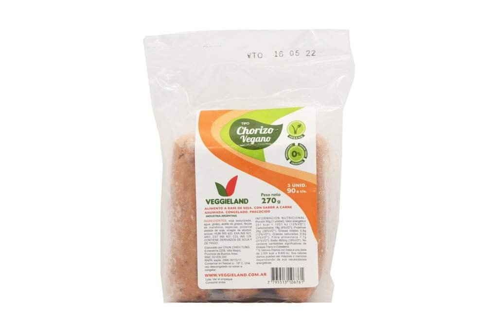 Chorizo Vegano "veggieland" X3
