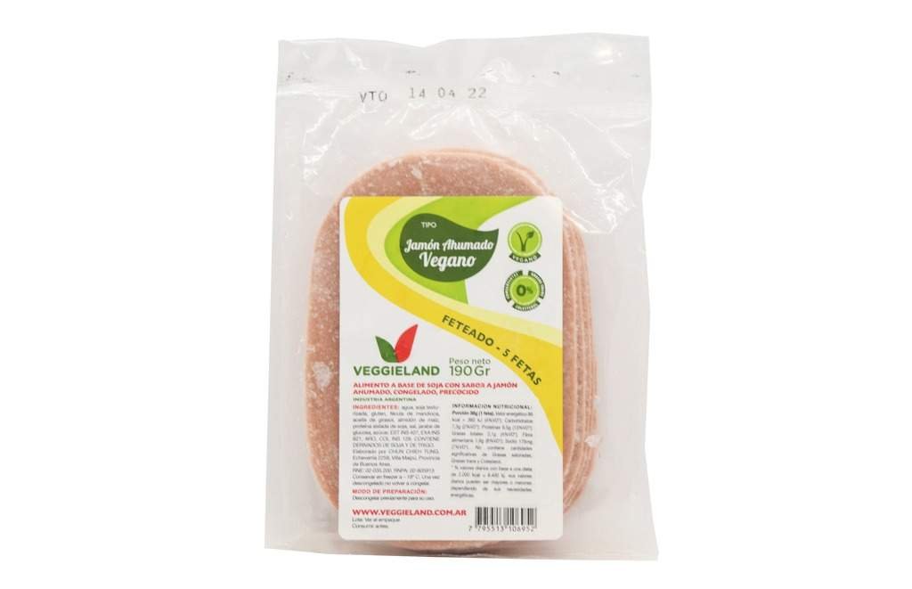 Jamon Ahumado Vegano "veggieland" 190 Gr