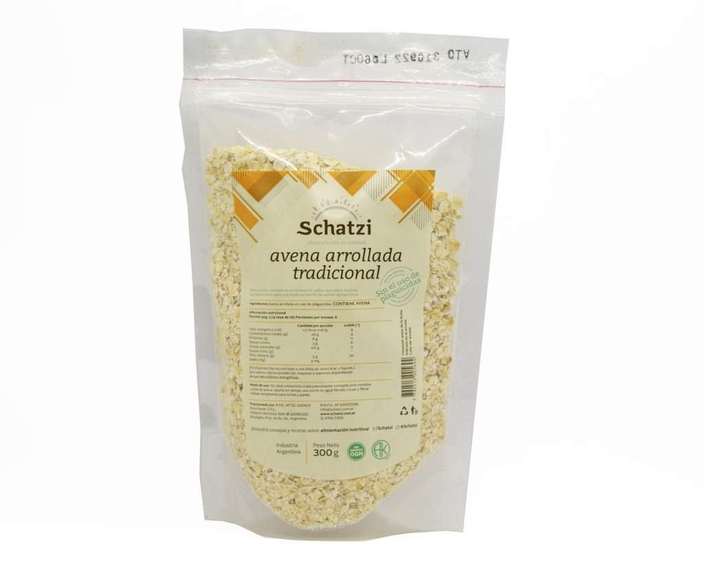 Avena Arrollada Tradicional "schatzi"agroecologica 300g
