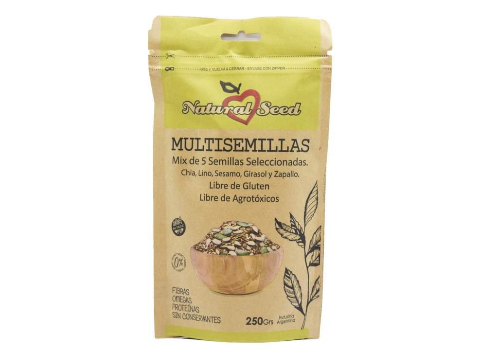 Multisemillas Mix De 5 Semillas "natural Seed"   Agroecologico  250gr