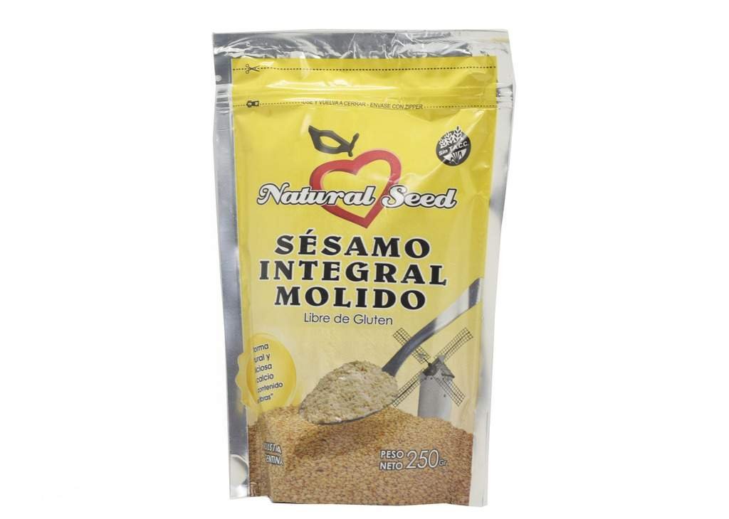 Sesamo Integral Molido "natural Seed"  Agroecologico 250gr