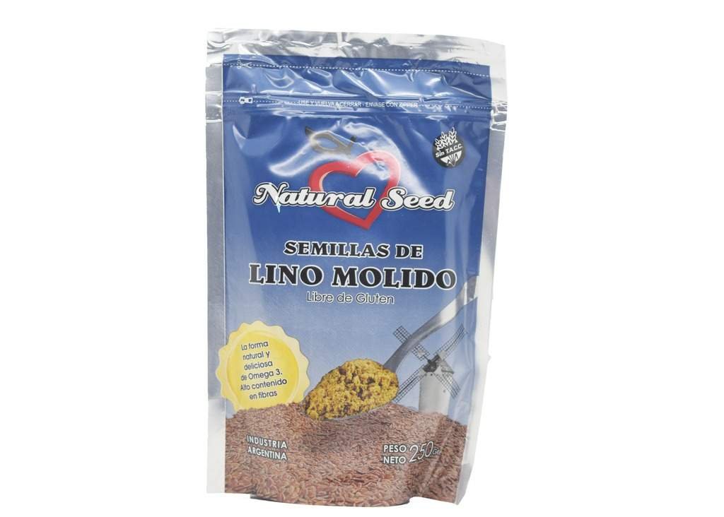 Semillas De Lino Molido "natural Seed" Agroecologico  250gr