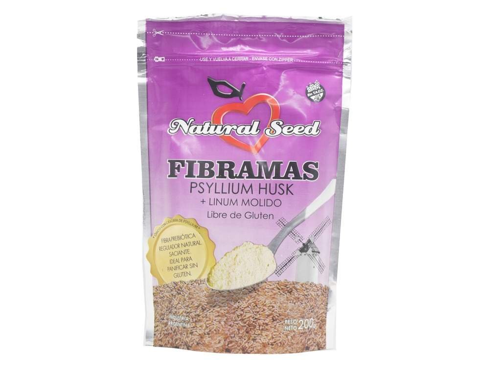 Fibramas Psyllium Husk Linum Molido "natural Seed" Agroecologico   200gr