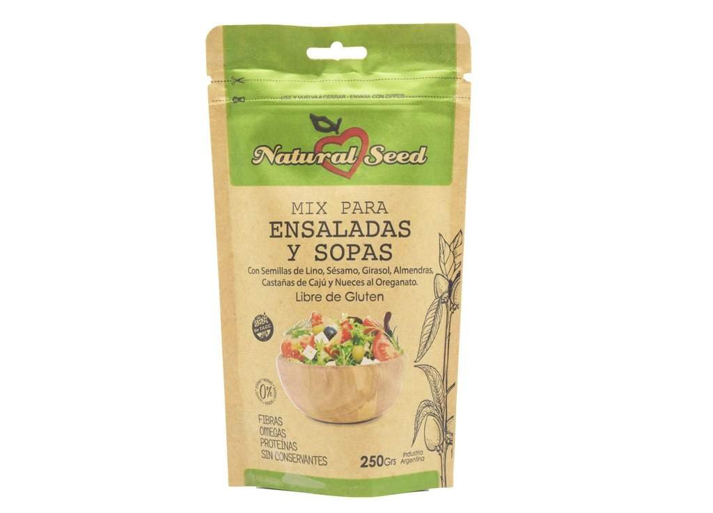 Mix Para Ensaladas Y Sopas "natural Seed" Agroecologico 250gr