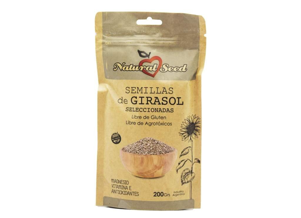 Semillas De Girasol "natural Seed" Agroecologico 200gr