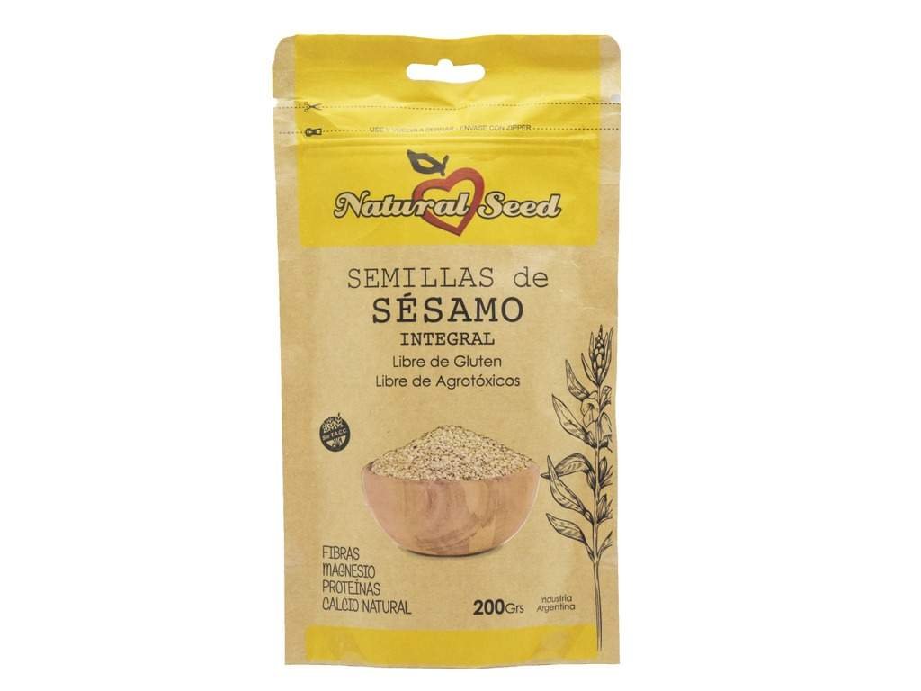 Semillas De Sesamo  "natural Seed" Agroecologico   200gr