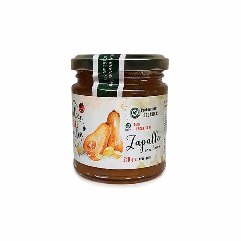 Mermelada De Zapallo Con Limon "dulces Del Jardin" X 210