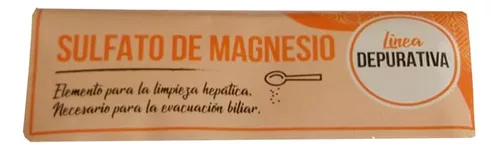 Sulfato De Magnesio  "prama" Linea Depurativa 4 Dosis Para Limpieza
