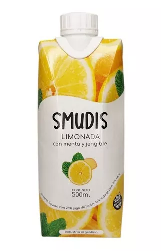 Limonada "smudis" Con Menta Y Jengibre 500 Ml