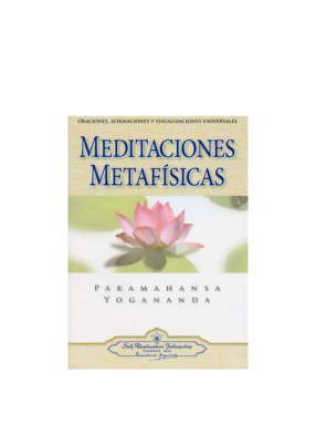 Meditaciones Metafisicas - Paramahansa Yogananda