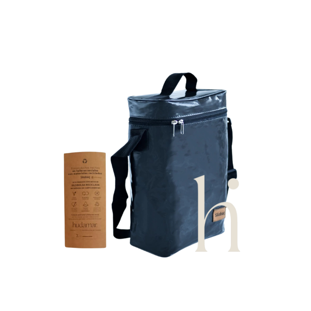 Bolso Matero "misiones" De Silobolsa Negro