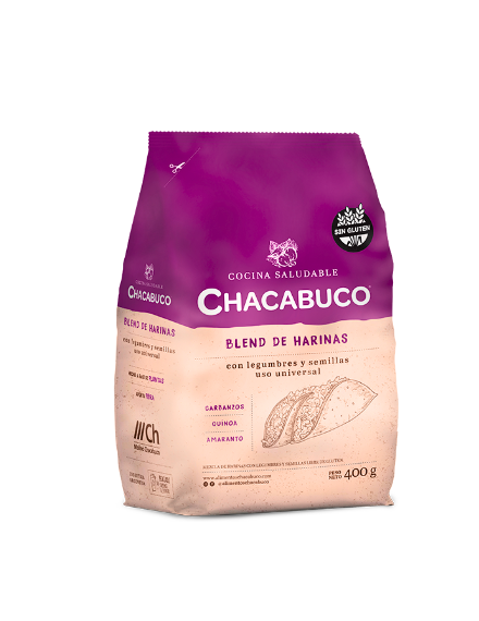 Blend De Harinas "chacabuco" Con Legumbres Y Semillas X 400g
