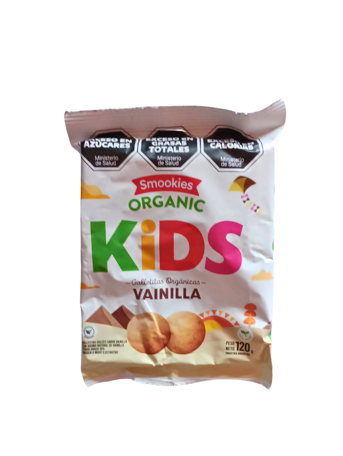 Galletitas Dulces Vainilla "smookies Organic" Kids X 120 Gr