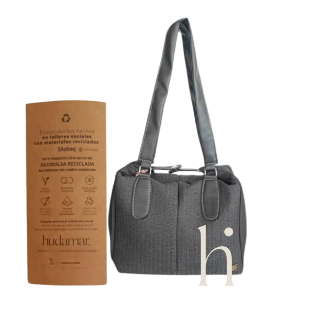 Tote Bag "copahue" De Tapizado Recuperado