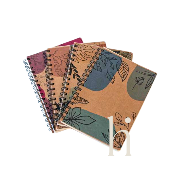 Eco Cuadernos "flora" Con Agenda