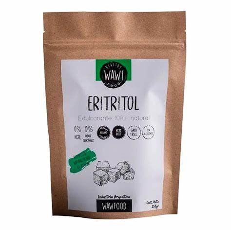 Edulcorantes "wawfood" Eritritol 0% Kcal X 250 Gr