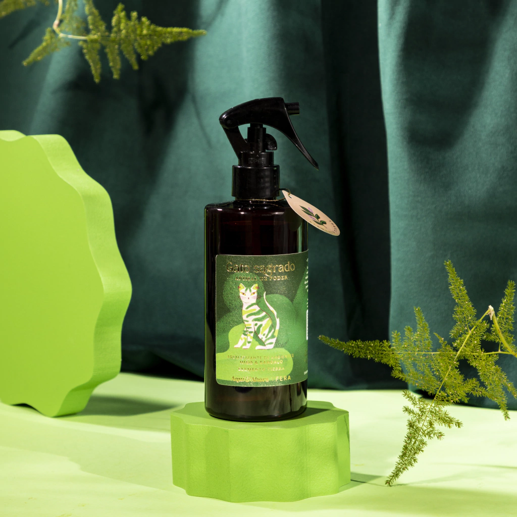 Aromatizante Gato Sagrado ¨fera¨ Higo Y Sandalo