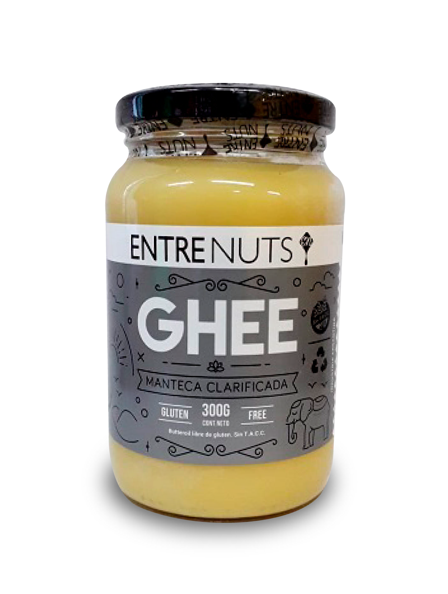 Ghee "entre Nuts" Manteca Clarificada X 300 Gr