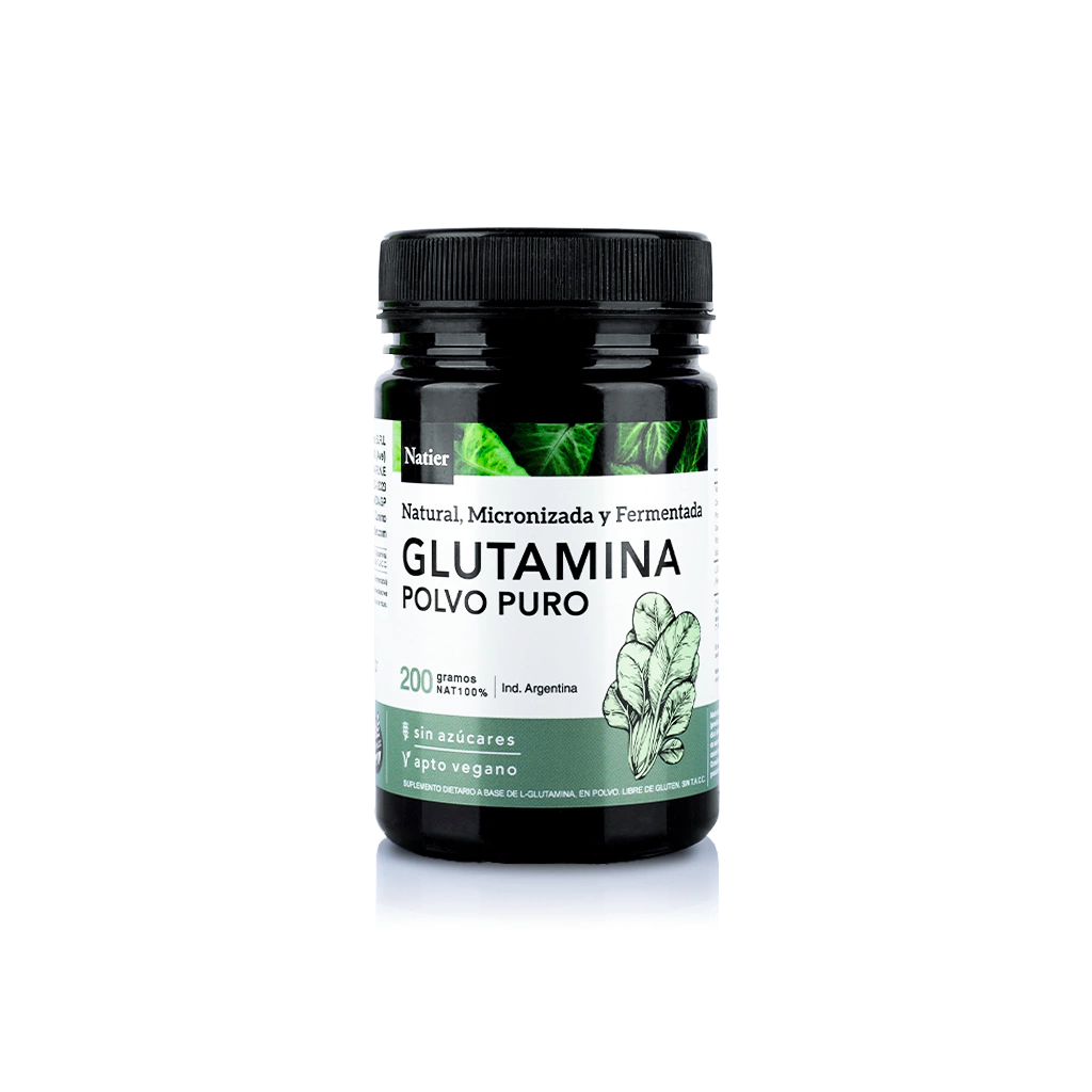 Glutamina "natier" Polvo Puro 200 Gr