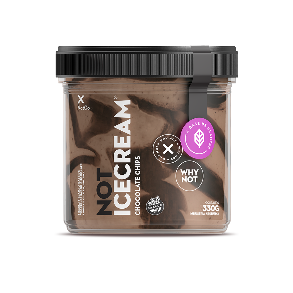 Helados "not Co" Icecream Chocolate Chips X 330 Gr