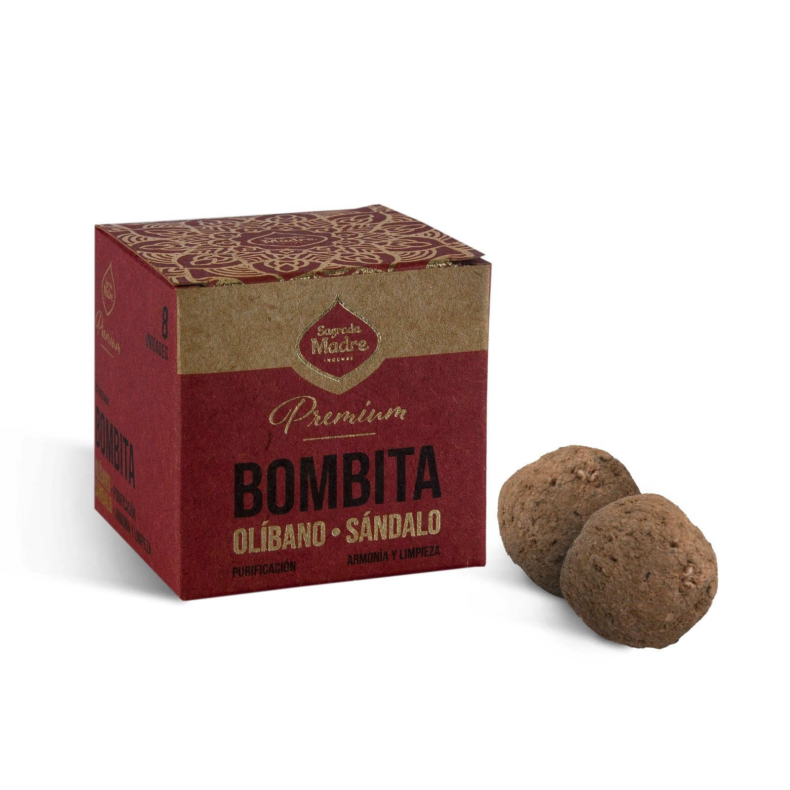 Bombita Premium "sagrada Madre" X 8 Olibano-sandalo
