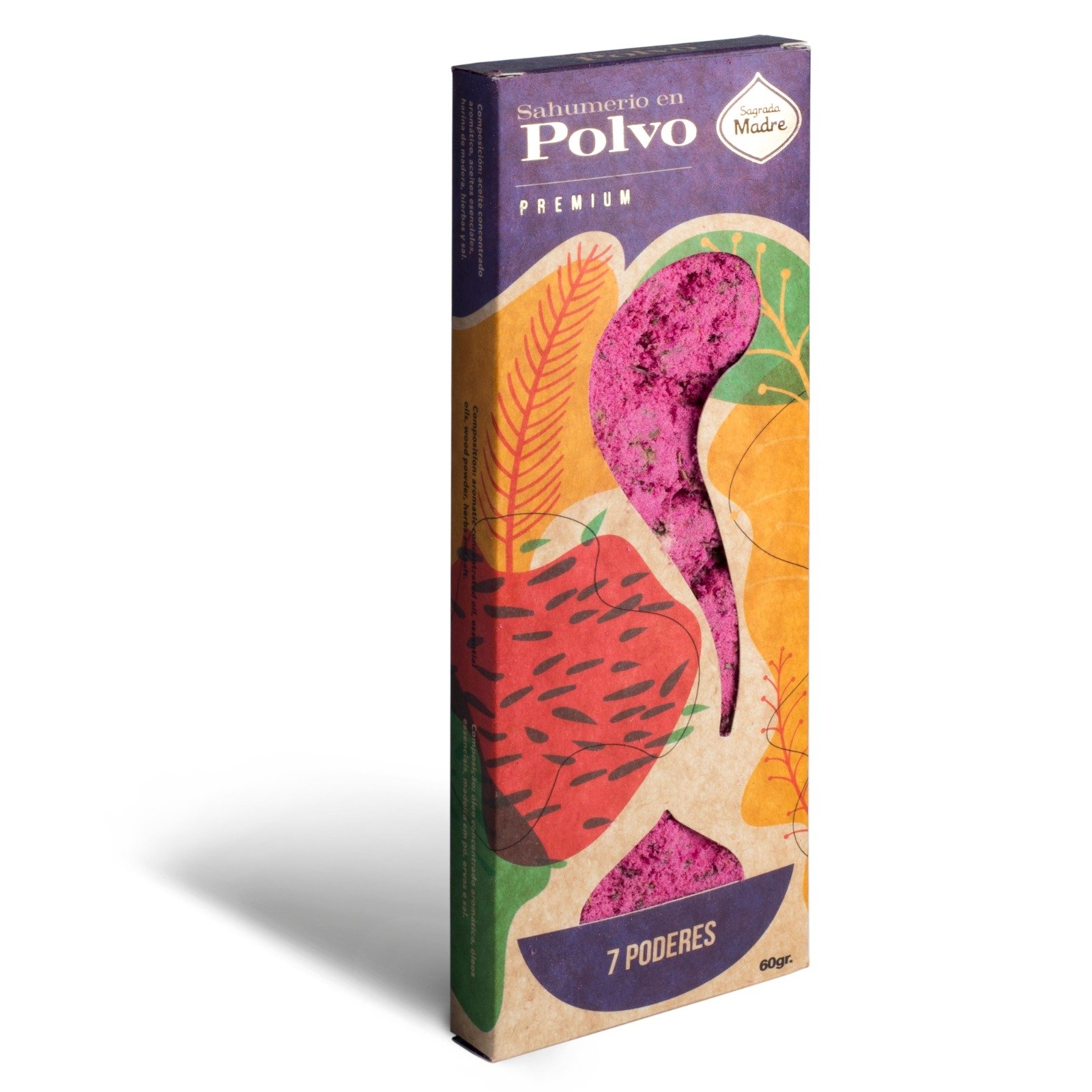 Sahumerios En Polvo "sagrada Madre" Sandalo