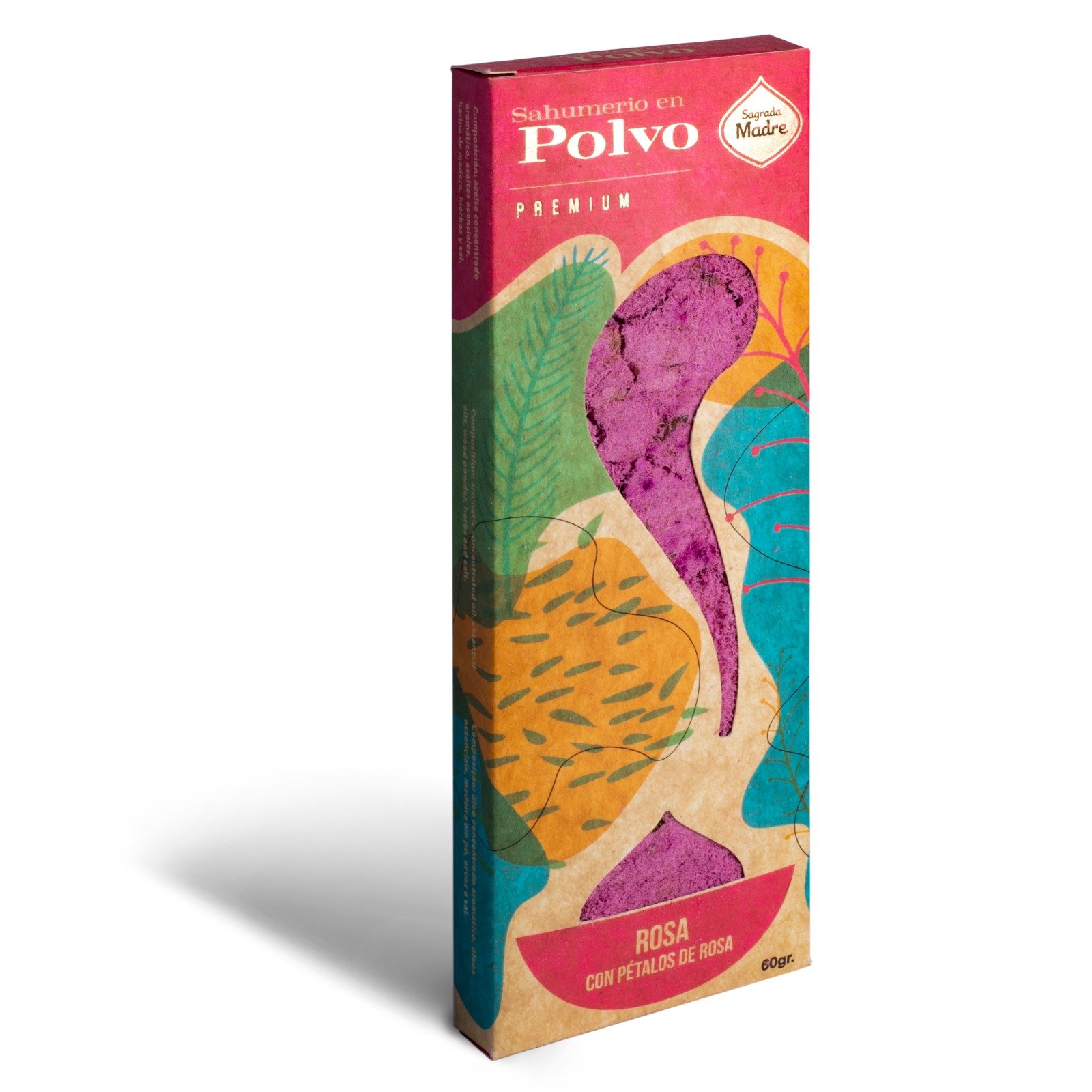 Sahumerios En Polvo "sagrada Madre" Rosa