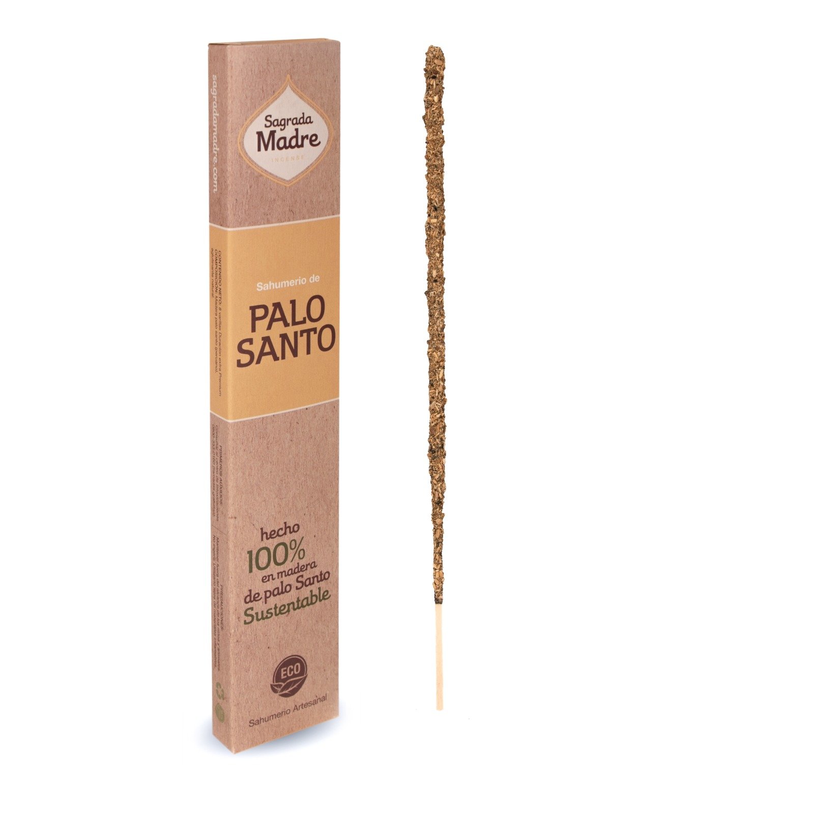 Sahumerio De Palo Santo "sagrada Madre" X 8 Varillas