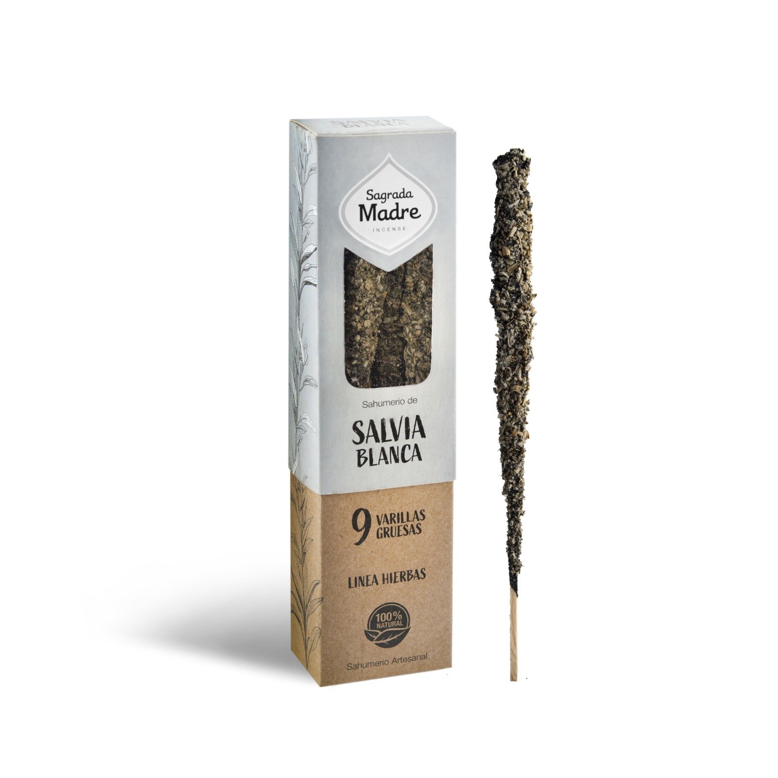 Sahumerio "sagrada Madre" Hierbas Salvia Blanca