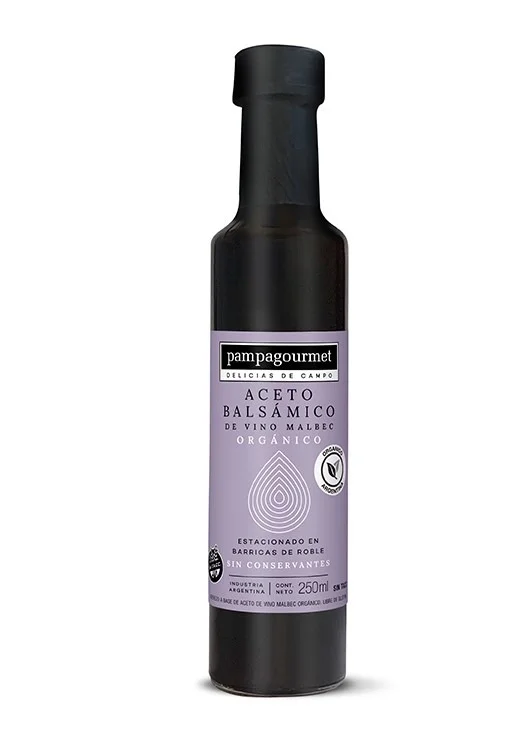 ACETO BALSAMICO "PAMPAGOURMET" ORGANICO X 250 ML