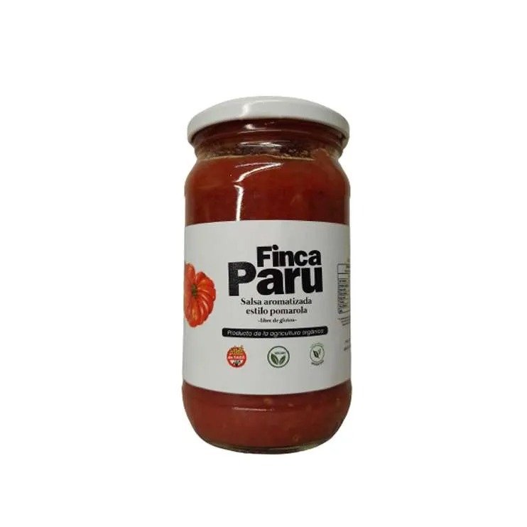 Salsa De Tomate "finca Paru" OrgÁnica Estilo Pomarola X 330grs