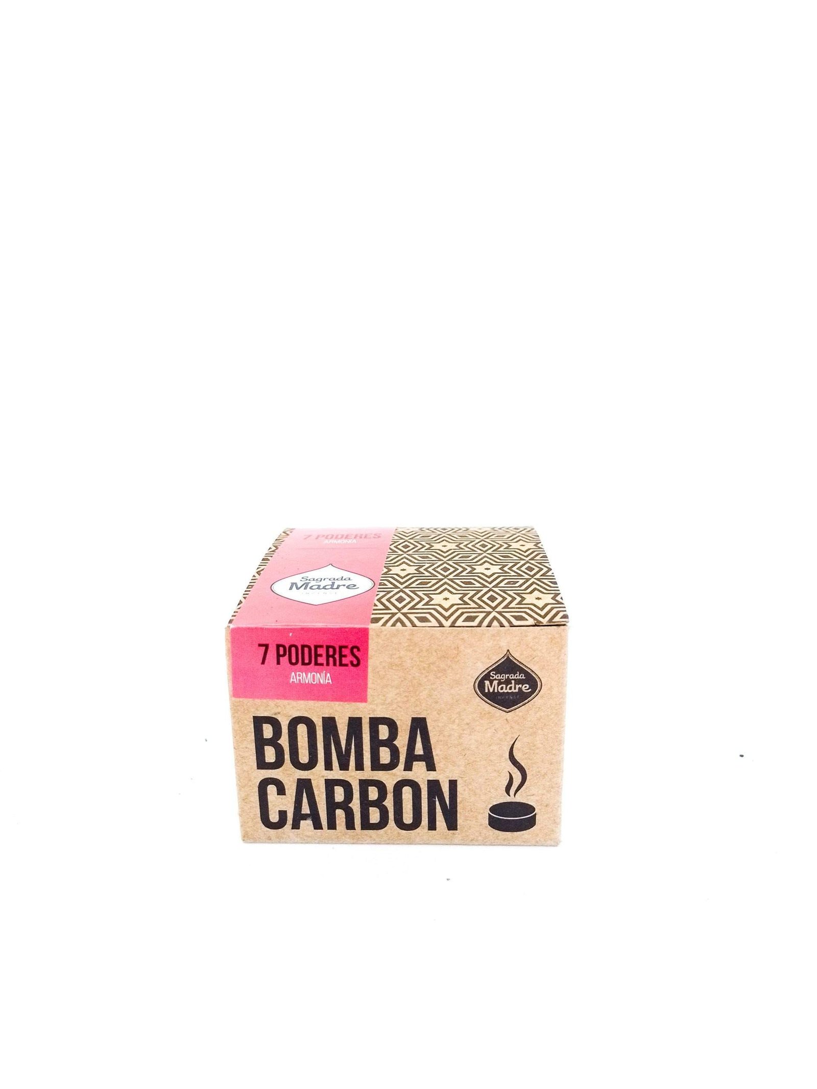 Bomba De Carbon "sagrada Madre" Defumacion Activada 7 Poderes X 12