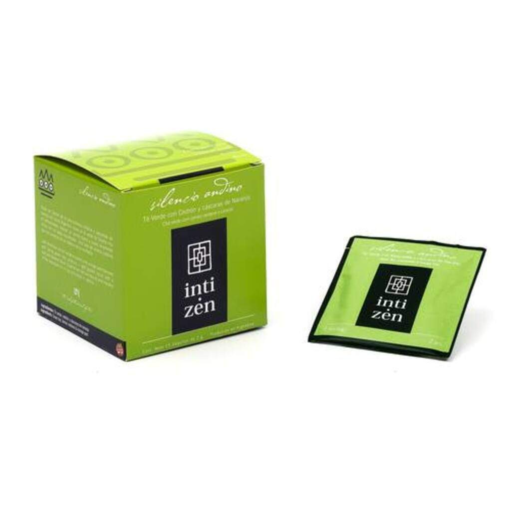 Te "inti Zen" Silencio Andino Con Cedron Y Naranjas X 15 Saq