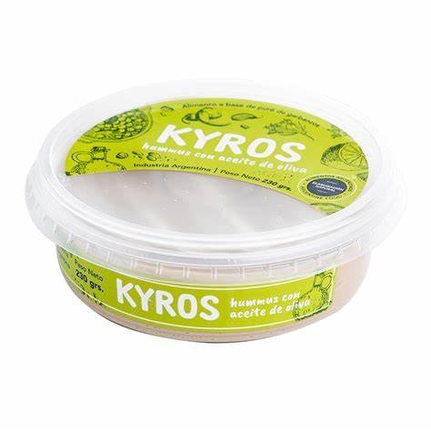 Hummus Light "kyros" Con Aceite De Oliva X 230 Gr