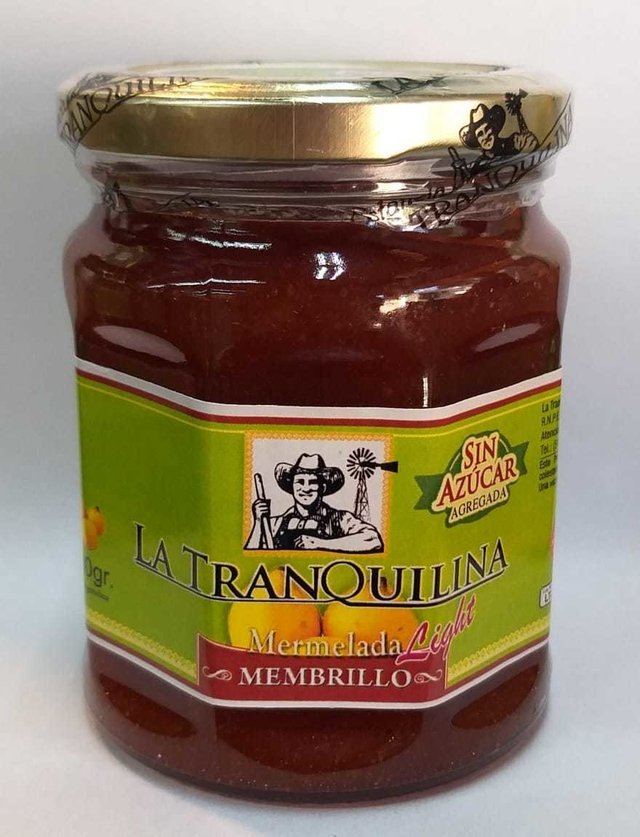 Mermelada De Membrillo "la Tranquilina" Light X 330 Gr