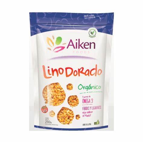 Lino Dorado ¨aiken Foods¨ Organico  250 Gr