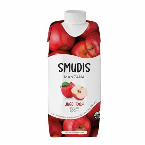 Jugo Manzana"smudis" 100% Natural 500 Ml