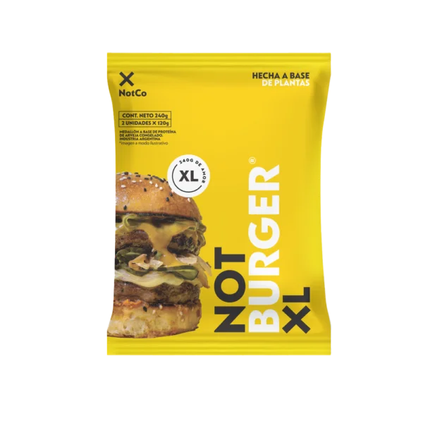 Hamburguesa "not Co" Burger Xl X 2 Unidades