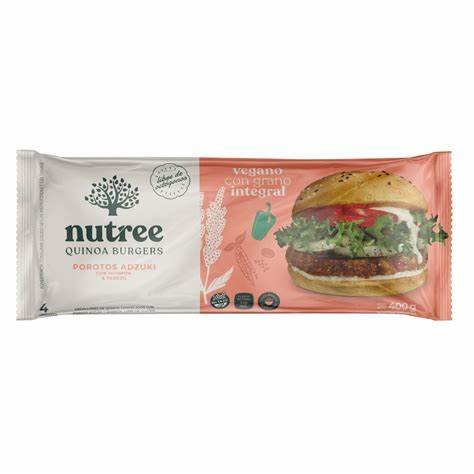 Medallon De Quinoa "nutree" Porotos Adzuki Morron Y Perejil X 4