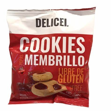 Cookies "delicel" Membrillo X 200 Gr