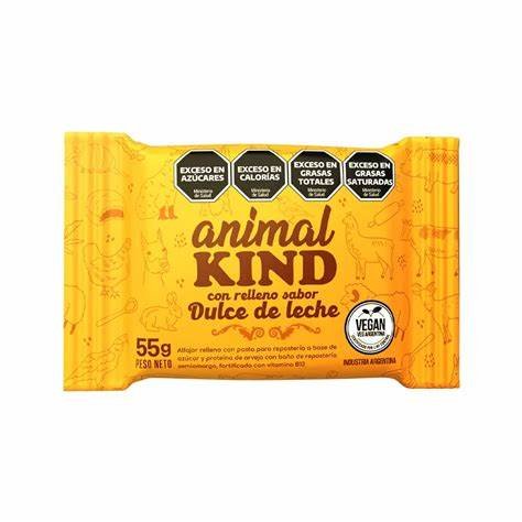 Alfajor Vegano "animal Kind" Dulce De Leche 55gr