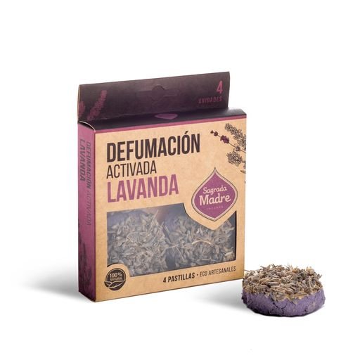 Pastilla Defumacion Activada "sagrada Madre" Lavanda X4u