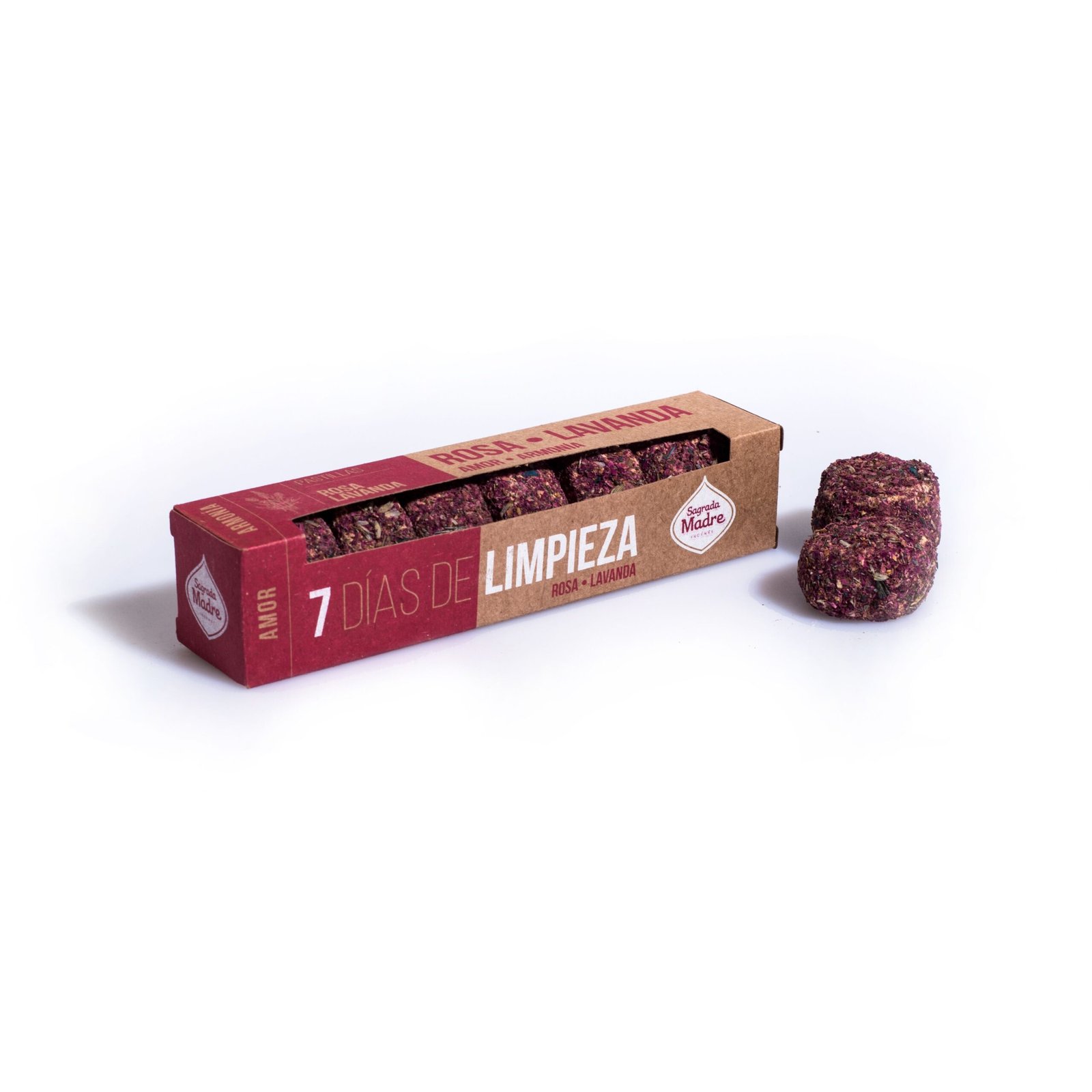 Pastillas "sagrada Madre" 7 Dias De Limpieza Rosa-lavanda