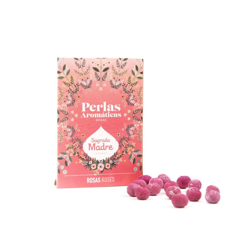 Perlas Aromaticas "sagrada Madre" Rosas Caja