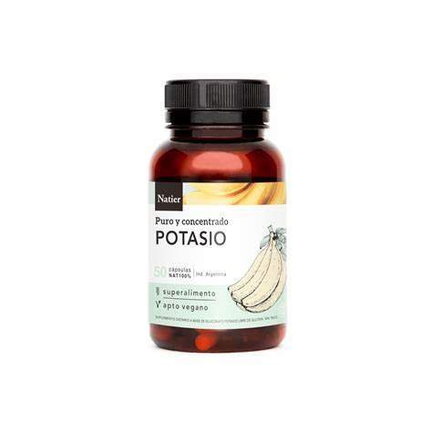 Potasio "natier" Puro Y Concentrado Capsulas X 50u